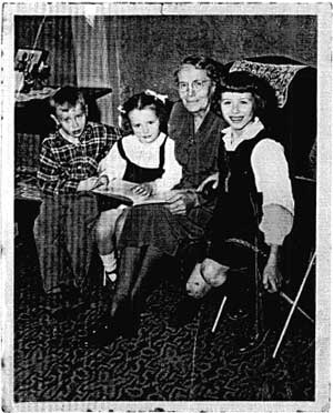 Martha Van Doren and Grandchildren
